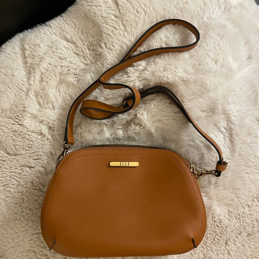 ELLE Brown Crossbody Bag